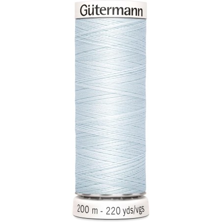 Bobine fil tout coudre Gutermann 200 m - N°193 BLEU CIEL