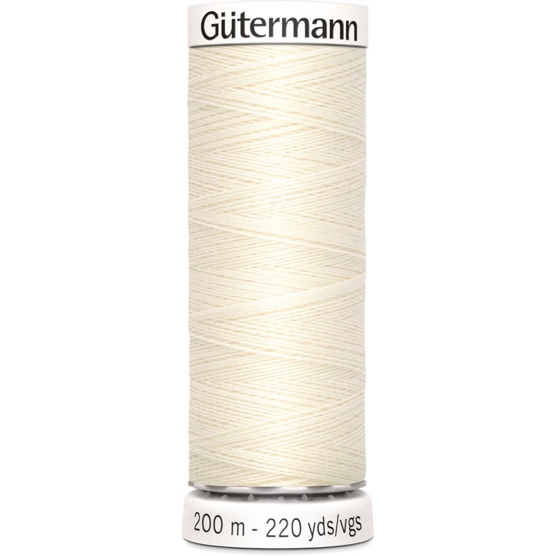 Bobine fil tout coudre Gutermann 200 m - N°1