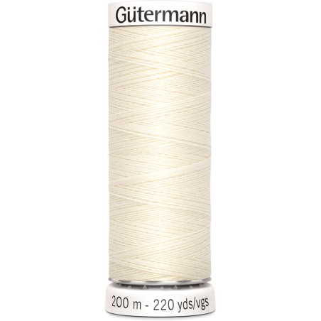 Bobine fil tout coudre Gutermann 200 m - N°1